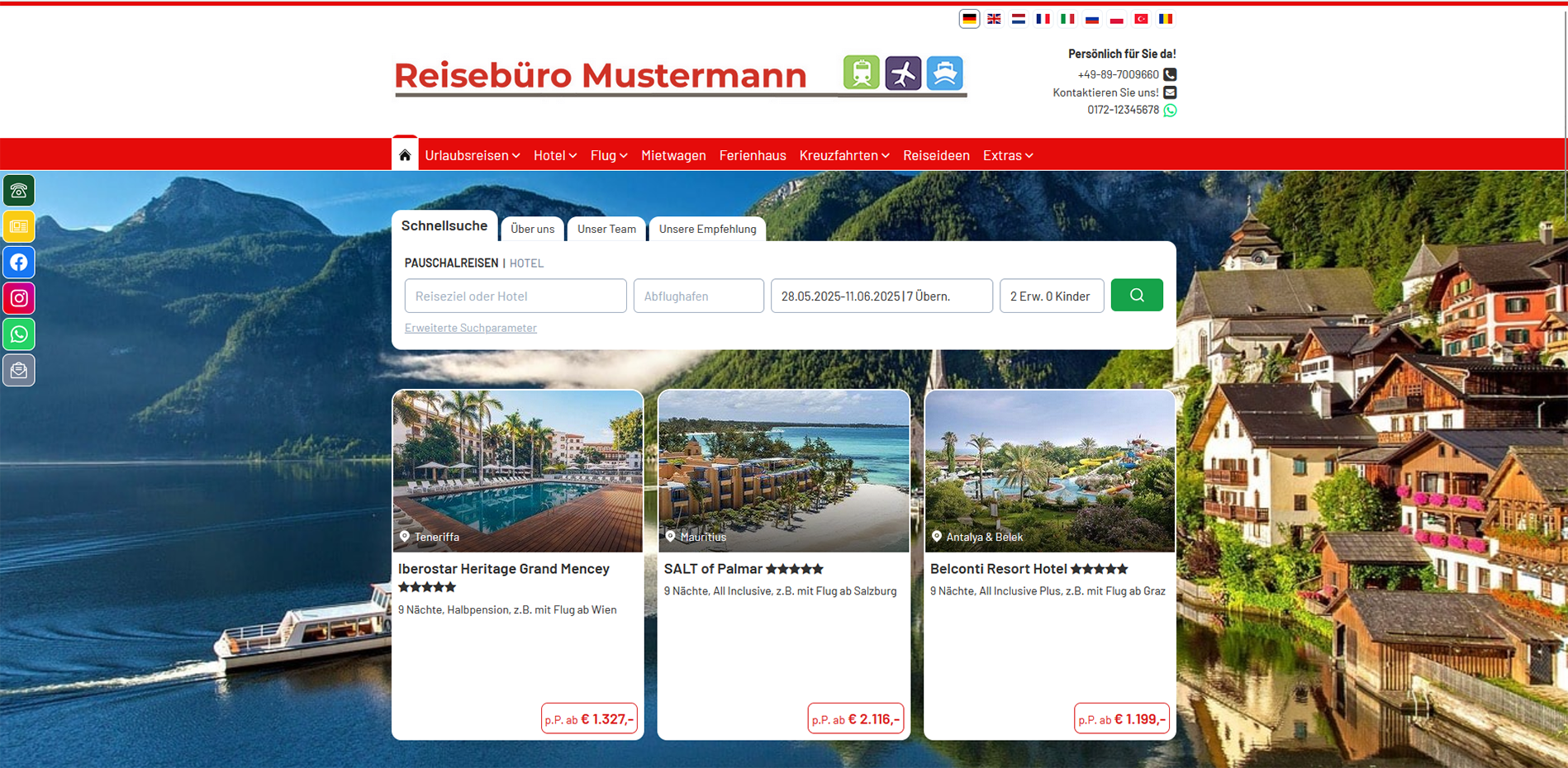 Reisebüro Mustermann AT